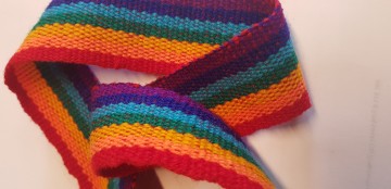 Gekleurd streep maxi