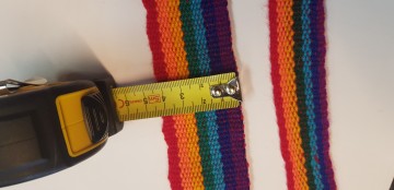 Gekleurd streep maxi