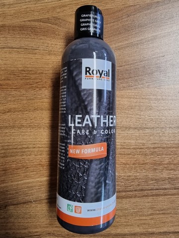 Leather Care & Color van Oranje 250 ML Grafietgrijs