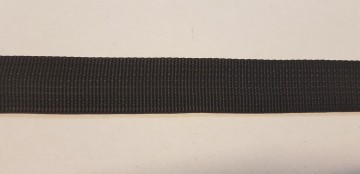 Polypropyleen PP band zwart 25mm