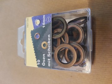 14mm oud koper kleur