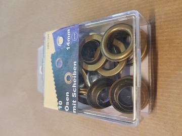 14mm oud goud kleur
