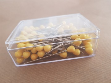 Stoffeerspelden met plastic kop (groot)