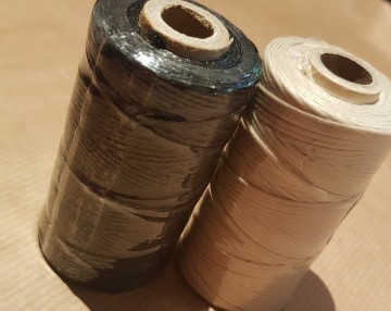 Sterk gewaxt garen / knopentouw / Ledergaren 100mtr