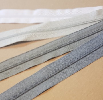 rits wit, licht grijs,  grijs I en grijs II