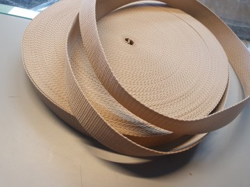 Singelband PP 30mm beige