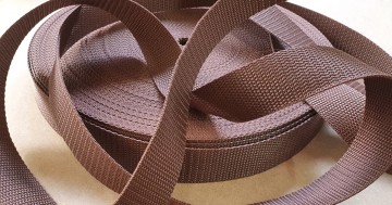 Singelband PP 30mm bruin