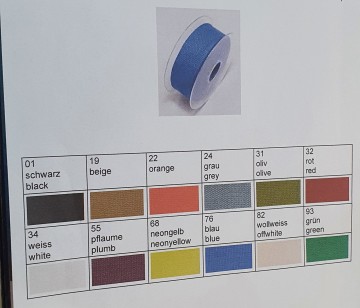 Singelband 100% katoen