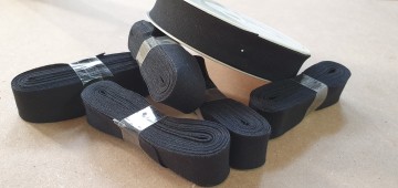 Biaisband zwart