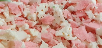 Mix latex vlokken & polyether vlokken