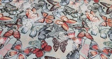 Meubelstof Butterfly green