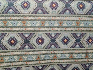 Meubelstof kelim blauw