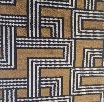 Meubelstof Artdeco goud