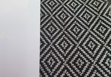 Meubelstof zwart wit CC-8