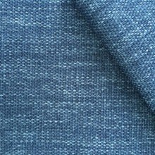 Meubelstof linnen look Jeans Blauw