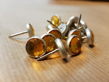 Diamantlook 115mm geel