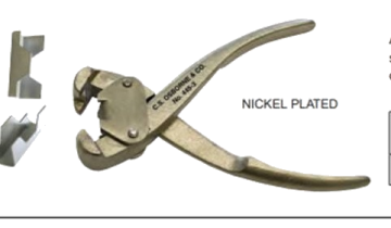Tang voor Kantdraadklemmen, Prong clips