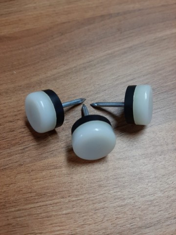 Glijnagel kunststof ø19mm