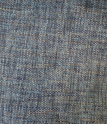 Meubelstof blauw gemeleerd