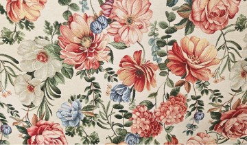 Meubelstof gobelin english flowers ii