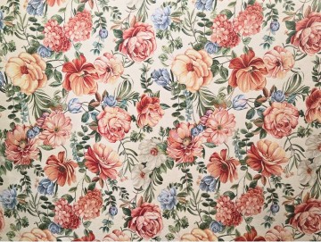 Meubelstof gobelin english flowers