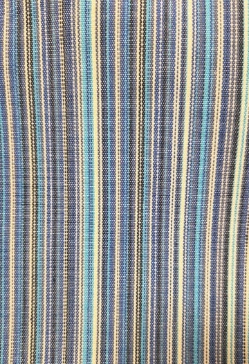 Outdoor meubelstof blauw gestreept i