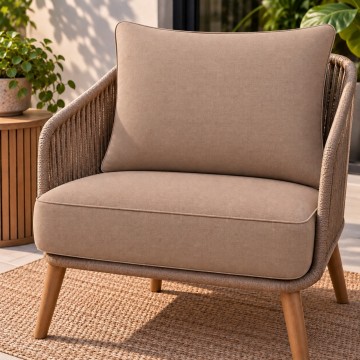 Outdoor meubelstof sand
