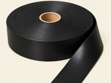Singelband rubber zwart