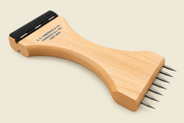 Singelspanner hout met rubber