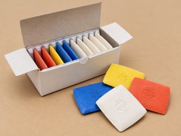 Stoffeerders aftekenkrijt kleur