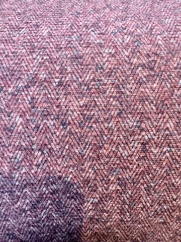 Velours visgraad lila