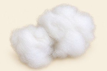 Witte watten vulling
