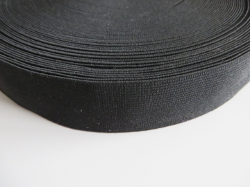 Singelband (sangel/trekband) elastisch super ZWART