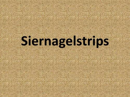 verwerken van siernagelstrips