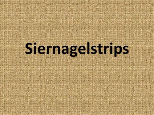 verwerken van siernagelstrips